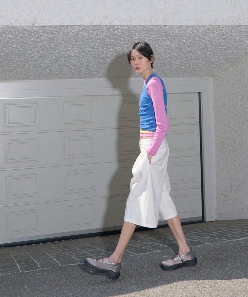 ROCKFISH WEATHERWEAR(ロックフィッシュウェザーウェア)の「FLATFORM Z-STRAP MARYJANE(スニーカー・レディース・ブラック/グレー/ベージュ/ピンク・24.5cm/24.0cm/23.5cm/23.0cm/25.0cm)」の19枚目の写真