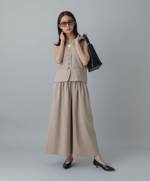 GLOBAL WORK(グローバルワーク)の「MATINEE LINE/リネンライクスカー GLOBAL WORK(グローバルワーク)の「MATINEE LINE/リネンライクスカー