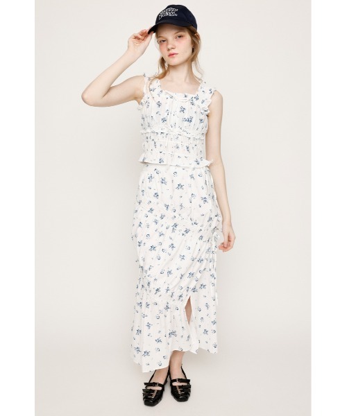 SOCCER GATHER CAMI TOPS サッカー ギャザーキャミトップス セール】SOCCER GATHER CAMI TOPS サッカー ギャザー キャミ