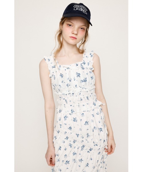 セール】SOCCER GATHER CAMI TOPS サッカー ギャザー キャミ