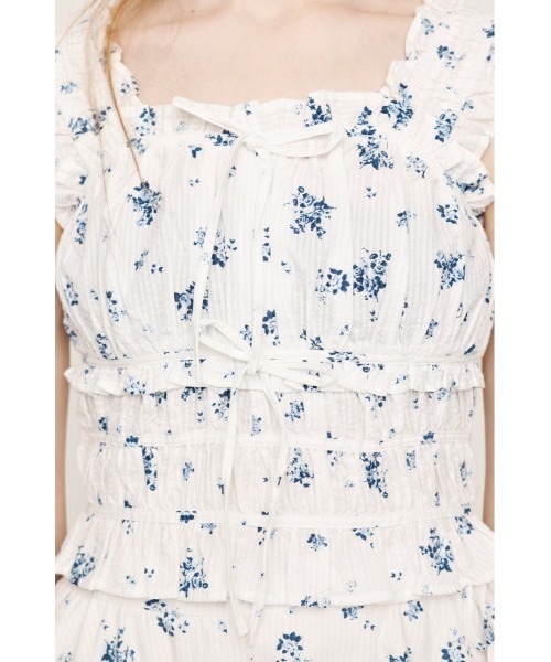 SLY（スライ）の「SUCKER GATHER CAMI TOPS サッカー ギャザー