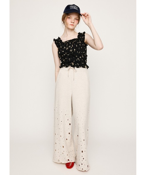 SOCCER GATHER CAMI TOPS サッカー ギャザーキャミトップス セール】SOCCER GATHER CAMI TOPS サッカー ギャザー キャミ