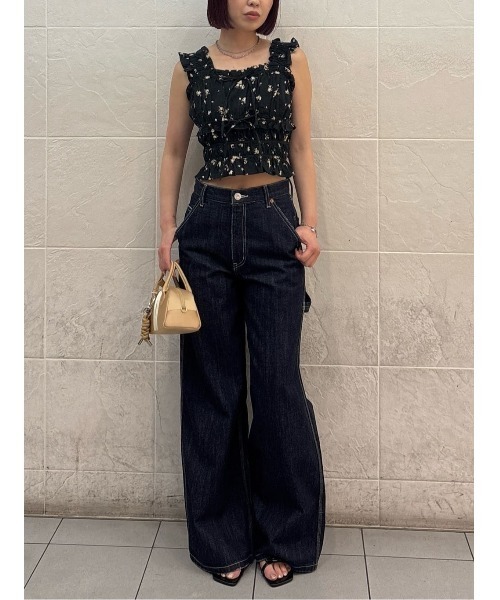 セール】SOCCER GATHER CAMI TOPS サッカー ギャザー キャミ