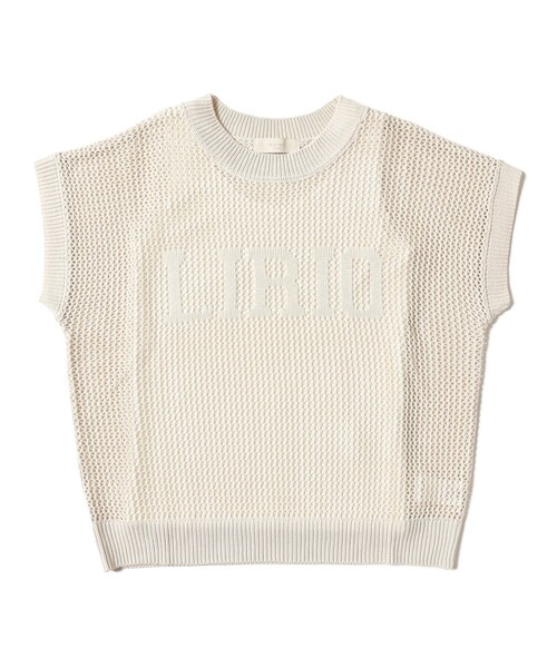 ニット セーター ロゴニット × タンクトップ セット レディース ロゴニット × タンクトップ セット（ニット/セーター）｜B:MING