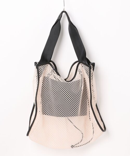 Speedo(スピード)の「【Speedo(スピード)】Voyage Mesh Big Tote(トートバッグ・レディース・ブラック/オフホワイト・FREE)」の3枚目の写真