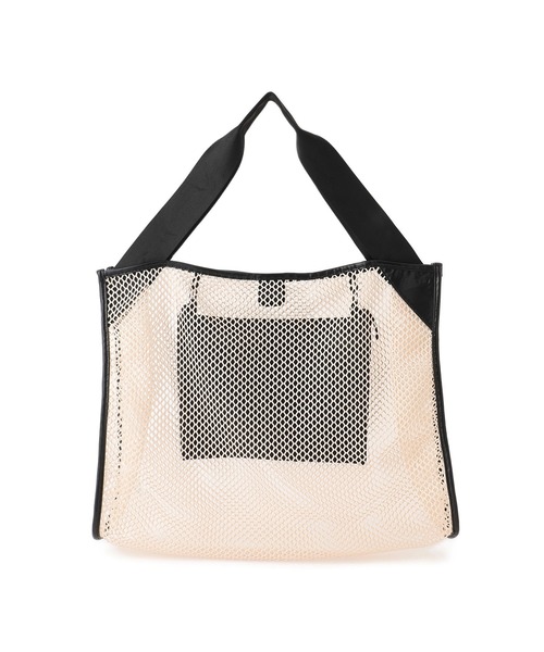Speedo(スピード)の「【Speedo(スピード)】Voyage Mesh Big Tote(トートバッグ・レディース・ブラック/オフホワイト・FREE)」の2枚目の写真