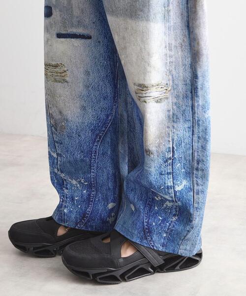 tk.TAKEO KIKUCHI(ティーケータケオキクチ)の「グラフィティデニム(その他パンツ・メンズ・ブルー・02/03)」の13枚目の写真