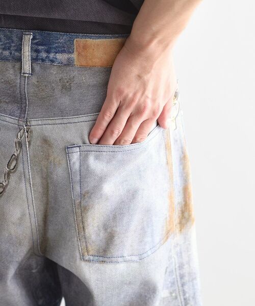 tk.TAKEO KIKUCHI(ティーケータケオキクチ)の「グラフィティデニム(その他パンツ・メンズ・ブルー・02/03)」の11枚目の写真