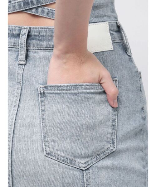 GYDA（ジェイダ）の「ハイウエストBACKクロスマーメイドデニムスカート（デニムスカート・レディース・ライトブルー/インディゴブルー/ブラック・SMALL/MEDIUM）」の17枚目の写真