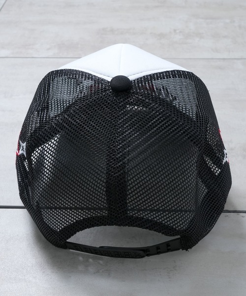 Starting Over(スターティングオーバー)の「【Starting Over/スターティングオーバー】ONE POINT LOGO MESH CAP(キャップ・メンズ・レッド/ブラウン/ブラック・FREE)」の7枚目の写真