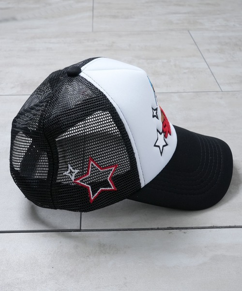 Starting Over(スターティングオーバー)の「【Starting Over/スターティングオーバー】ONE POINT LOGO MESH CAP(キャップ・メンズ・レッド/ブラウン/ブラック・FREE)」の8枚目の写真