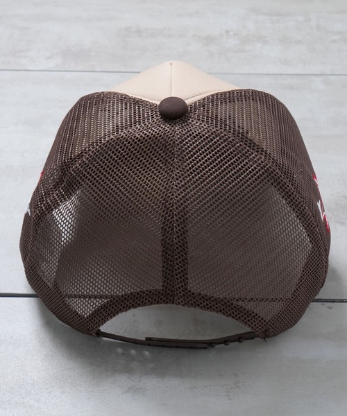 Starting Over(スターティングオーバー)の「【Starting Over/スターティングオーバー】ONE POINT LOGO MESH CAP(キャップ・メンズ・レッド/ブラウン/ブラック・FREE)」の13枚目の写真