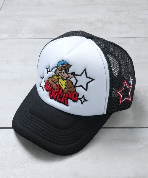 Starting Over(スターティングオーバー)の「【Starting Over/スターティングオーバー】ONE POINT LOGO MESH CAP(キャップ・メンズ・レッド/ブラウン/ブラック・FREE)」の4枚目の写真