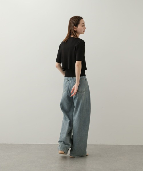 SENSE OF PLACE by URBAN RESEARCH（センスオブプレイスバイアーバンリサーチ）の「2Pキャミアンサンブルセーター（ニット/セーター・レディース・ブラック/ブラウン/アイボリー・ONE）」の12枚目の写真