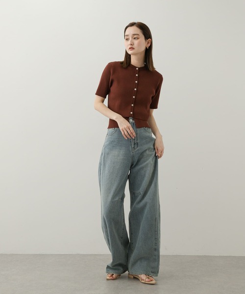 SENSE OF PLACE by URBAN RESEARCH（センスオブプレイスバイアーバンリサーチ）の「2Pキャミアンサンブルセーター（ニット/セーター・レディース・ブラック/ブラウン/アイボリー・ONE）」の15枚目の写真