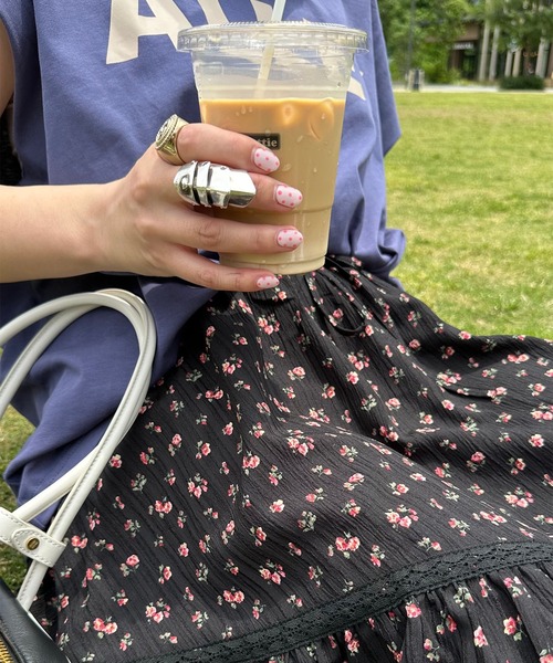 Alley Tokyo（アリートーキョー）の「フリル＆レースミニスカ（スカート・レディース・ホワイト系その他/オフホワイト/ブラック系その他・FREE）」の6枚目の写真