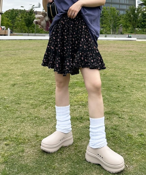 Alley Tokyo（アリートーキョー）の「フリル＆レースミニスカ（スカート・レディース・ホワイト系その他/オフホワイト/ブラック系その他・FREE）」の5枚目の写真