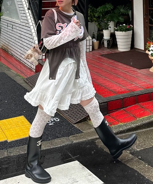 Alley Tokyo（アリートーキョー）の「フリル＆レースミニスカ（スカート・レディース・ホワイト系その他/オフホワイト/ブラック系その他・FREE）」の17枚目の写真