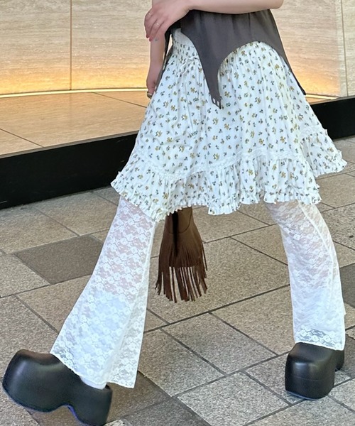 Alley Tokyo（アリートーキョー）の「フリル＆レースミニスカ（スカート・レディース・ホワイト系その他/オフホワイト/ブラック系その他・FREE）」の18枚目の写真