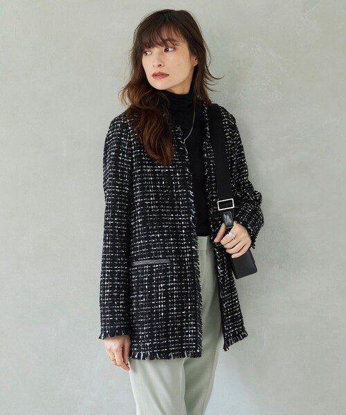 セール/ブランド古着】ICB｜アイシービーのノーカラージャケット