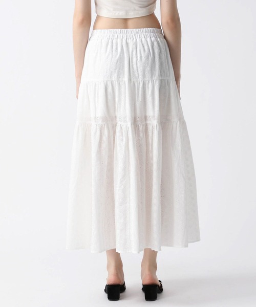 FOREVER 21（フォーエバー トゥエンティーワン）の「【2025SS】スリットコットンロングスカート（スカート・レディース・オフホワイト/ブラック/ブラウン・FREE）」の15枚目の写真