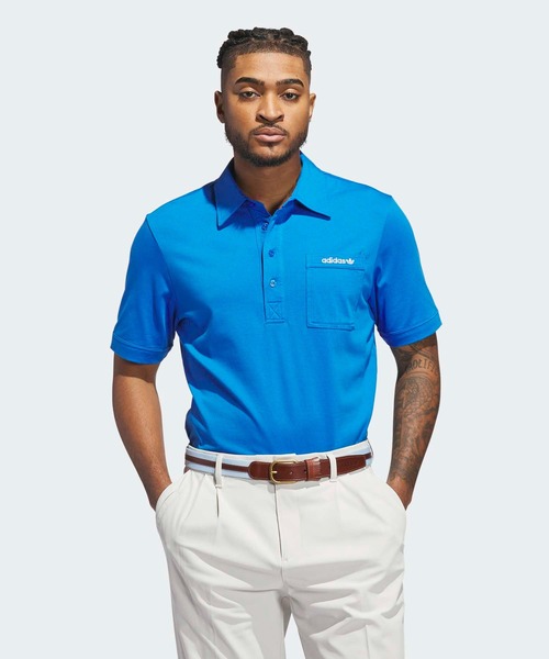 アディダス　オリジナルス　ゴルフ　ポロシャツ オリジナルスゴルフ チェストポケット 半袖シャツ【adidas Golf
