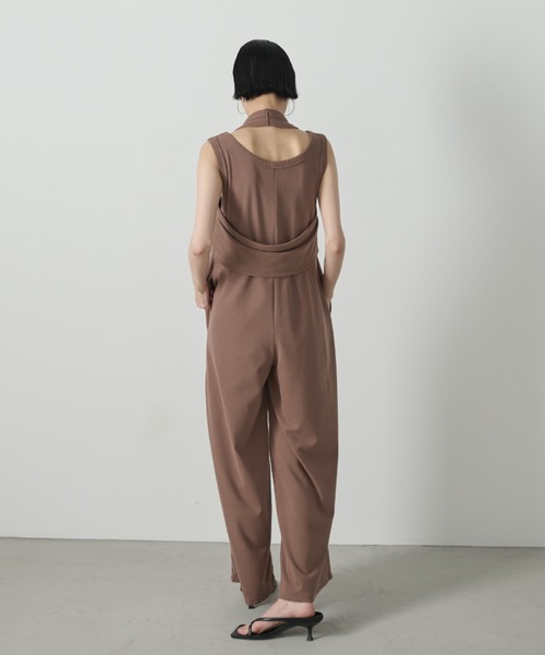 AIC.（エーアイシー）の「ホルタータンク/コンビネゾンアンサンブル（つなぎ/オールインワン・レディース・ブラック/ブラウン・FREE）」の14枚目の写真