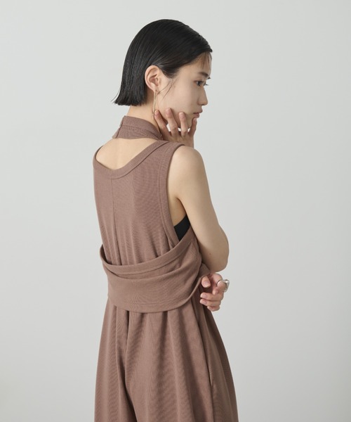 AIC.（エーアイシー）の「ホルタータンク/コンビネゾンアンサンブル（つなぎ/オールインワン・レディース・ブラック/ブラウン・FREE）」の17枚目の写真