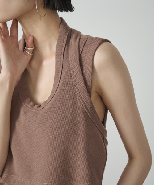 AIC.（エーアイシー）の「ホルタータンク/コンビネゾンアンサンブル（つなぎ/オールインワン・レディース・ブラック/ブラウン・FREE）」の21枚目の写真