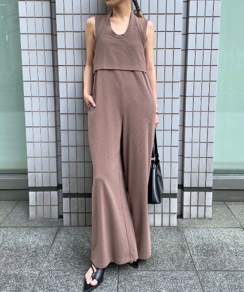AIC.(エーアイシー)の「ホルタータンク/コンビネゾンアンサンブル(つなぎ/オールインワン・レディース・ブラック/ブラウン・FREE)」の17枚目の写真