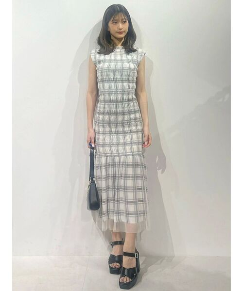 MERCURYDUO（マーキュリーデュオ）の「シェルチェーンバッグ（ハンドバッグ・レディース・ライム/ブラック・FREE）」の4枚目の写真