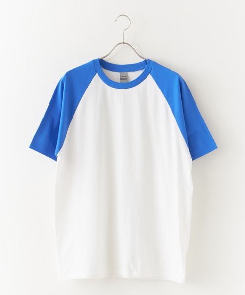 GILDAN(ギルダン)の「Gildan/ギルダン プレミアムコットン 5.3oz ラグランT Tシャツ 秋 秋服 2026年秋冬(Tシャツ/カットソー・メンズ・グレー/ホワイト×ブラック/ホワイト×レッド/ホワイト×ブルー・XL/L/M/S)」の9枚目の写真