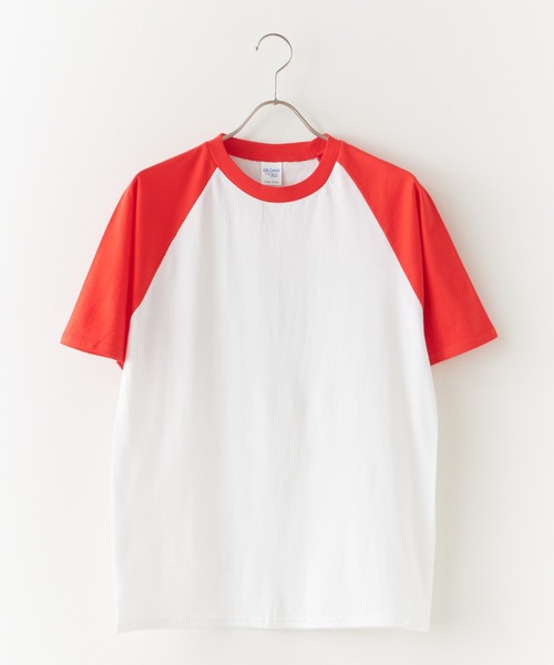 GILDAN(ギルダン)の「Gildan/ギルダン プレミアムコットン 5.3oz ラグランT Tシャツ 秋 秋服 2026年秋冬(Tシャツ/カットソー・メンズ・グレー/ホワイト×ブラック/ホワイト×レッド/ホワイト×ブルー・XL/L/M/S)」の11枚目の写真