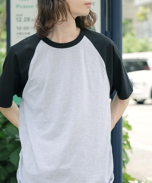 GILDAN(ギルダン)の「Gildan/ギルダン プレミアムコットン 5.3oz ラグランT Tシャツ 秋 秋服 2026年秋冬(Tシャツ/カットソー・メンズ・グレー/ホワイト×ブラック/ホワイト×レッド/ホワイト×ブルー・XL/L/M/S)」の22枚目の写真