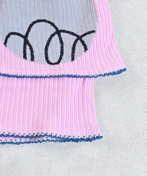 MARKEY'S（マーキーズ）の「リブモチーフプリントキュロットパンツ（その他パンツ・キッズ・チャコール/パープル/ライトピンク・80/90/95/100/110/120/130/140/150）」の13枚目の写真