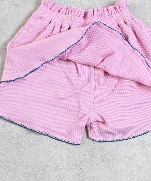 MARKEY'S（マーキーズ）の「リブモチーフプリントキュロットパンツ（その他パンツ・キッズ・チャコール/パープル/ライトピンク・80/90/95/100/110/120/130/140/150）」の14枚目の写真