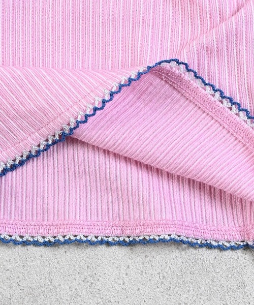 MARKEY'S（マーキーズ）の「リブモチーフプリントキュロットパンツ（その他パンツ・キッズ・チャコール/パープル/ライトピンク・80/90/95/100/110/120/130/140/150）」の15枚目の写真