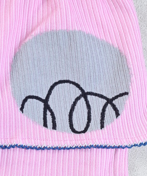 MARKEY'S（マーキーズ）の「リブモチーフプリントキュロットパンツ（その他パンツ・キッズ・チャコール/パープル/ライトピンク・80/90/95/100/110/120/130/140/150）」の18枚目の写真