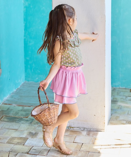 MARKEY'S（マーキーズ）の「リブモチーフプリントキュロットパンツ（その他パンツ・キッズ・チャコール/パープル/ライトピンク・80/90/95/100/110/120/130/140/150）」の22枚目の写真