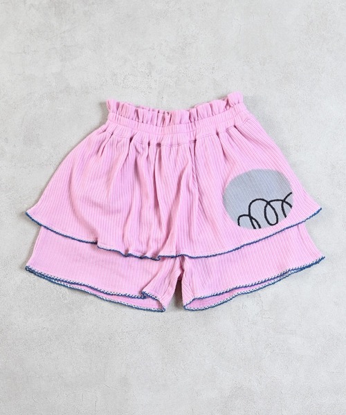 MARKEY'S（マーキーズ）の「リブモチーフプリントキュロットパンツ（その他パンツ・キッズ・チャコール/パープル/ライトピンク・80/90/95/100/110/120/130/140/150）」の10枚目の写真