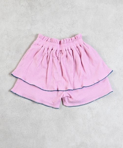 MARKEY'S（マーキーズ）の「リブモチーフプリントキュロットパンツ（その他パンツ・キッズ・チャコール/パープル/ライトピンク・80/90/95/100/110/120/130/140/150）」の11枚目の写真