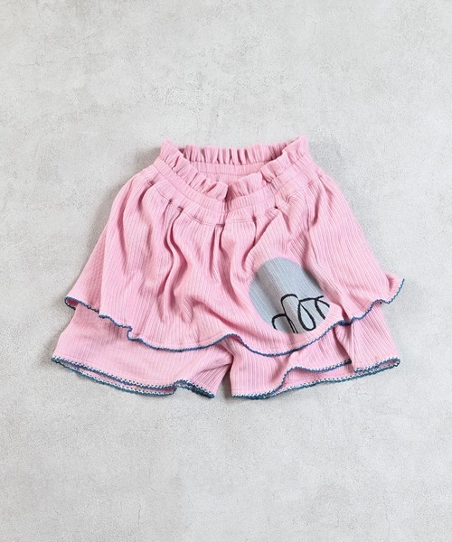 MARKEY'S（マーキーズ）の「リブモチーフプリントキュロットパンツ（その他パンツ・キッズ・チャコール/パープル/ライトピンク・80/90/95/100/110/120/130/140/150）」の17枚目の写真