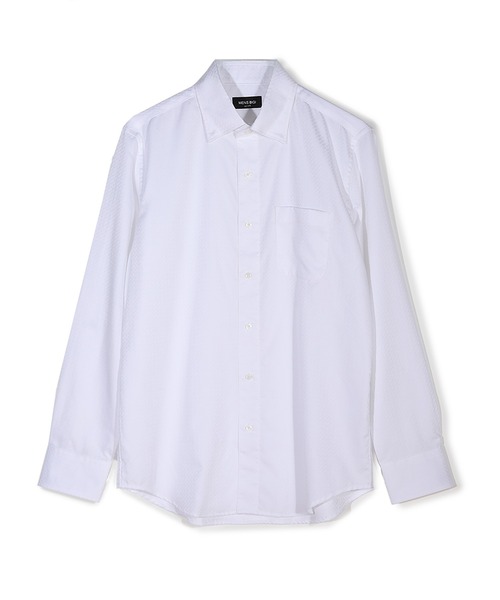 MEN'S BIGI(メンズビギ)の「コットンドビードレスシャツ(ビジネスシャツ・メンズ・ホワイト/ブルー・01/02/03/04)」の1枚目の写真