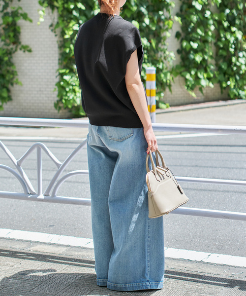 WEB限定追加》ウォッシャブルVネックニットベスト（ベスト