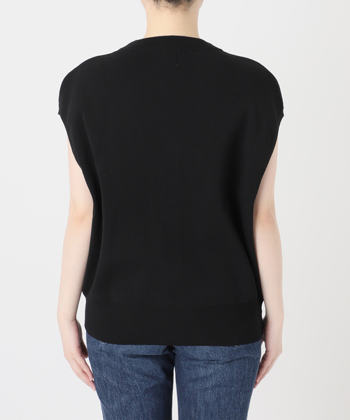 WEB限定追加》ウォッシャブルVネックニットベスト（ベスト