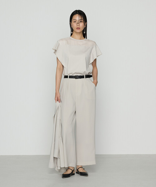 COMME CA（コムサ）の「ドライカラミ/クリアスムース プルオーバー（Tシャツ/カットソー・レディース・ブラック/オフホワイト・9号/11号）」の13枚目の写真