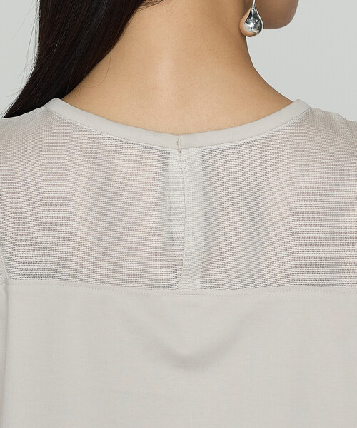 COMME CA（コムサ）の「ドライカラミ/クリアスムース プルオーバー（Tシャツ/カットソー・レディース・ブラック/オフホワイト・9号/11号）」の12枚目の写真