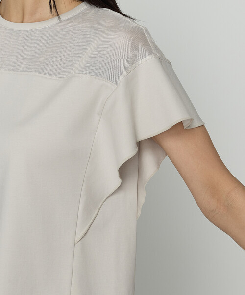 COMME CA（コムサ）の「ドライカラミ/クリアスムース プルオーバー（Tシャツ/カットソー・レディース・ブラック/オフホワイト・9号/11号）」の3枚目の写真