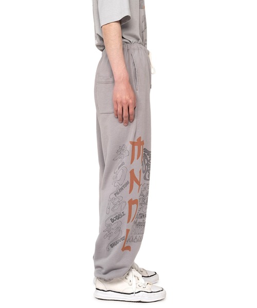 Mendrill(メンドリル)の「Mendrill X GS. Distressed Pants(スウェットパンツ・メンズ・ネイビー/グレー・48/46)」の7枚目の写真