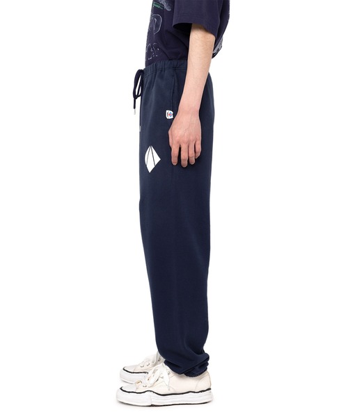 Mendrill(メンドリル)の「Mendrill X GS. Distressed Pants(スウェットパンツ・メンズ・ネイビー/グレー・48/46)」の12枚目の写真